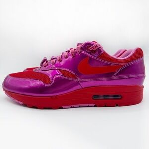 Nike Air Max 1 Valentines Day Sneakers Mens Size 11.5 Shoes Pink Red Fun Gift